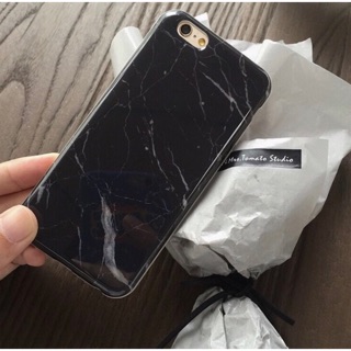《現貨》典雅石紋黑色大理石iPhone蘋果手機殼