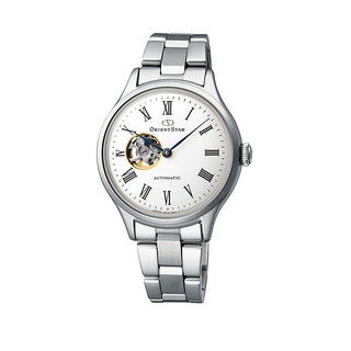 ORIENT STAR 東方之星 CLASSIC系列 經典縷空機械錶 女生鋼帶款 銀色 RE-ND0002S