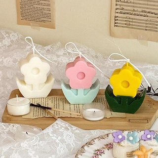 『蠟妹子手作』韓式ins風格立體花朵DIY手工香薰蠟燭PC模具