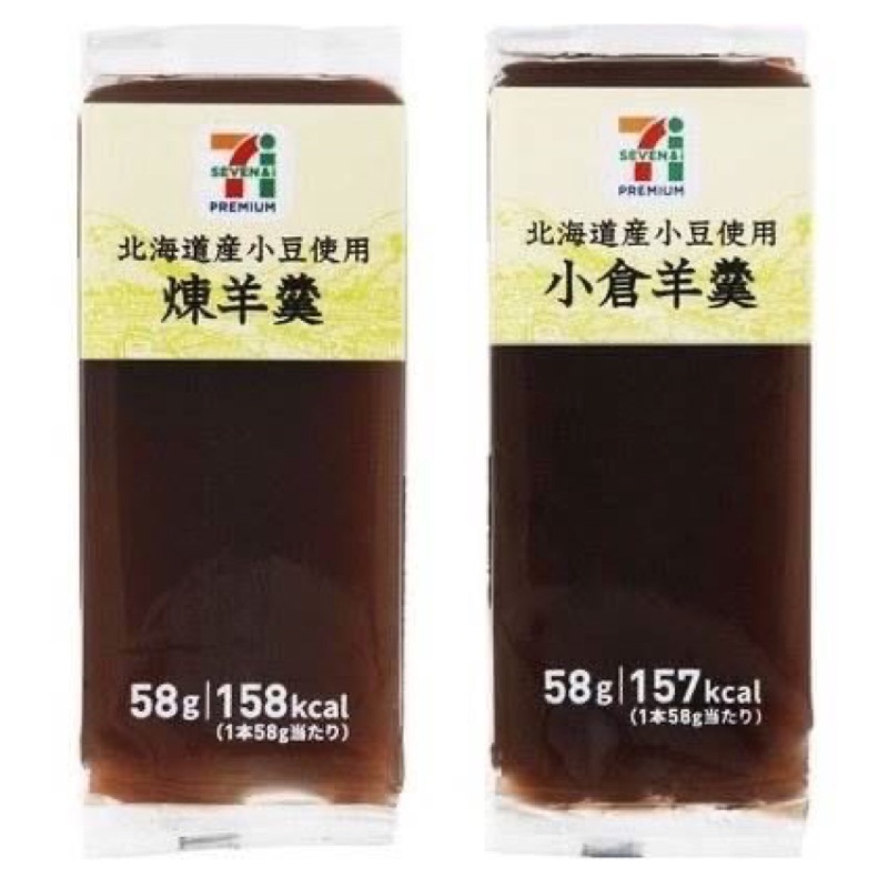日本7 11限定商品小倉羊羹 煉羊羹58g 1 19號出貨 蝦皮購物