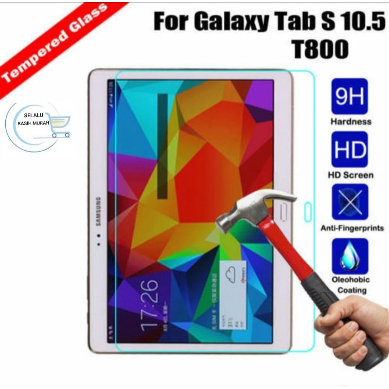 SAMSUNG 鋼化玻璃三星 Galaxy Tab S 10.5 英寸 SM-T800 SM-T805