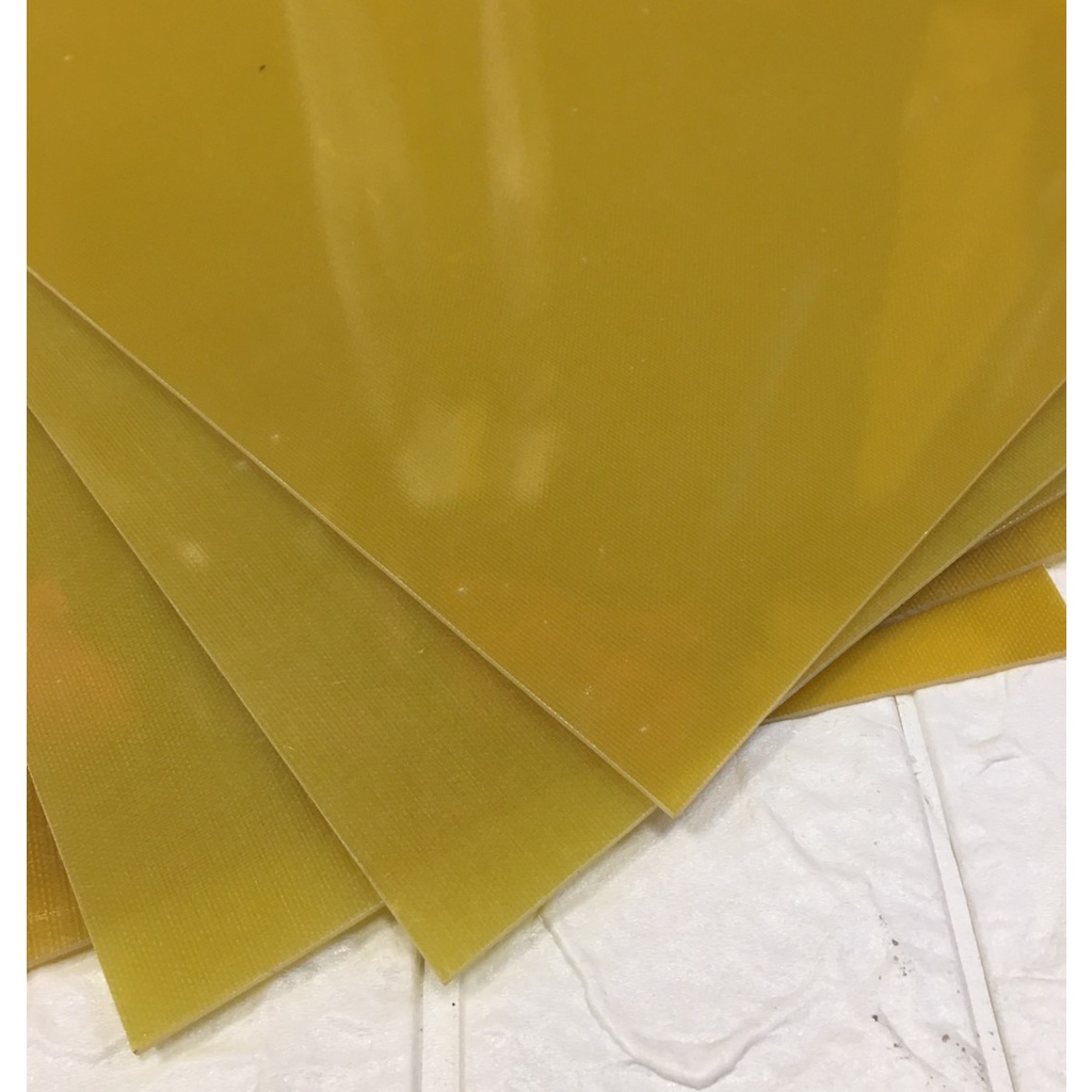【生活動力】玻璃纖維板 玻纖板(黃) 2mm, 3mm (附發票) #耐熱 #絕緣 #耐酸鹼 #好加工