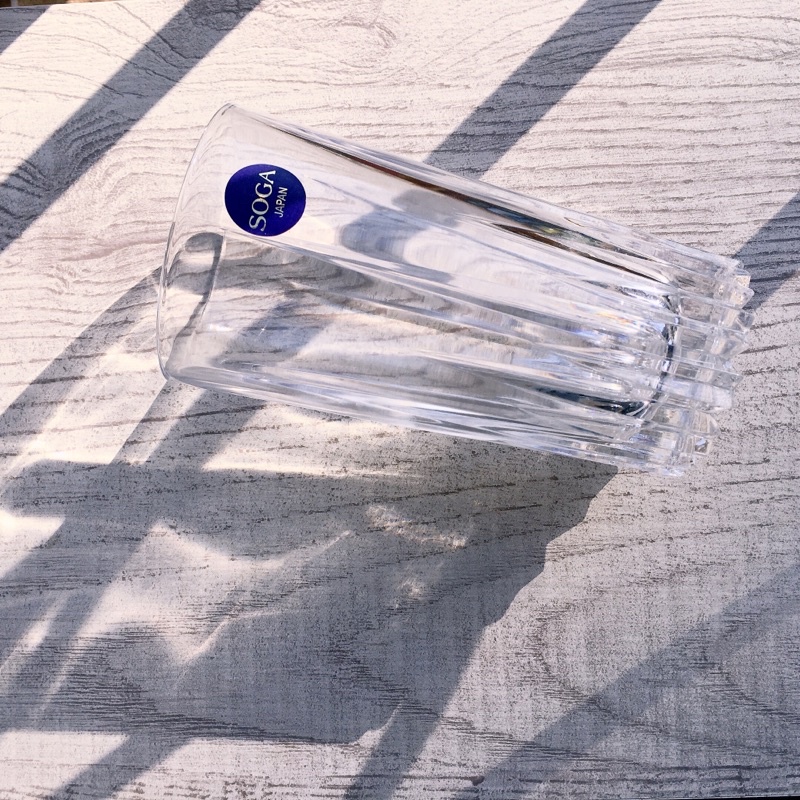 (全新) SOGA日本 透明玻璃杯 水杯 茶杯 水晶杯 餐具 廚具