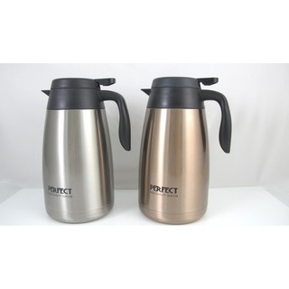 【翔百貨】PERFECT 極緻 316 真空保溫壺1.6L、2.0L 316不銹鋼 咖啡壺 熱水壺 大口徑壺口