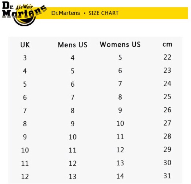 dr martens size cm, Off 64%, www.spotsclick.com