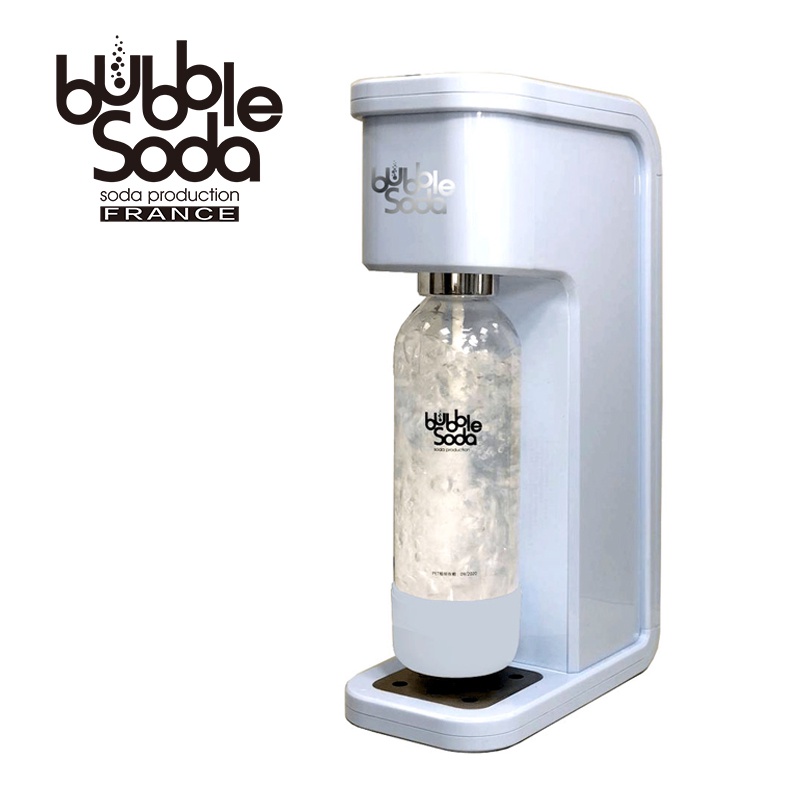 【BubbleSoda】 免插電全自動健康氣泡水機-花漾沁藍BS-305