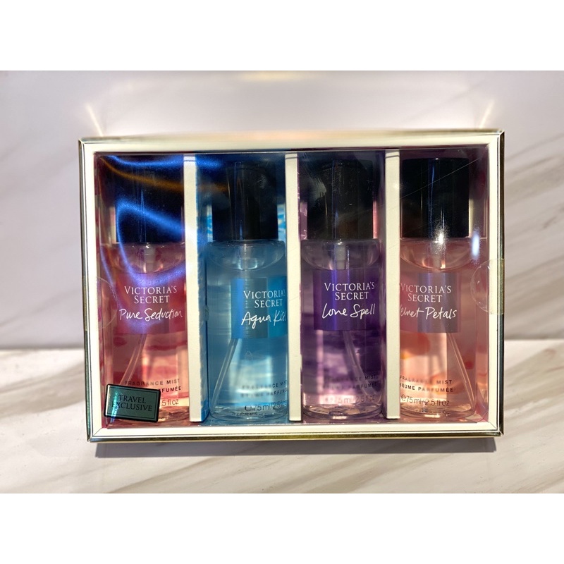 VICTORIA'S SECRET 維多利亞的秘密 MIST GIFT BOX 女士香氛噴霧特惠組 4入 75ml*4