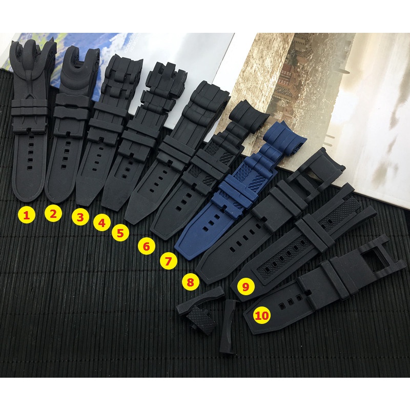 Invicta 錶帶 Subaqua Man Noma 儲備錶帶運動專用接線片的頂級潛水矽橡膠錶帶