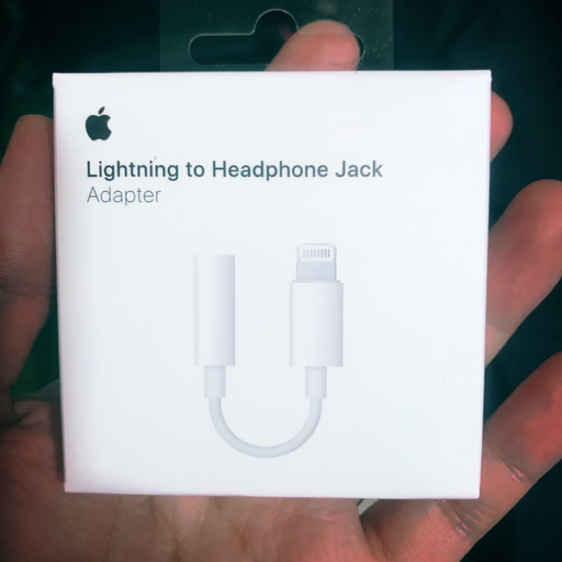 Apple蘋果原廠 Lightning 轉 3.5mm 耳機孔轉接器