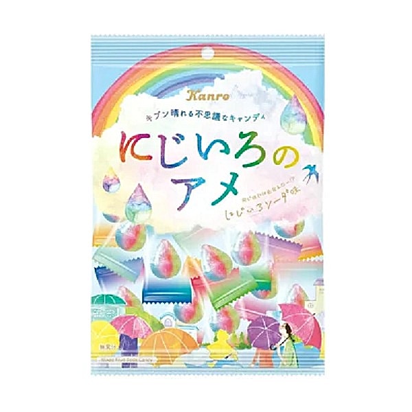 +爆買日本+ 甘樂 kanro 七彩蘇打風味糖 彩虹糖 水滴造型糖  獨立包裝 日本原裝 水果糖  慶生會