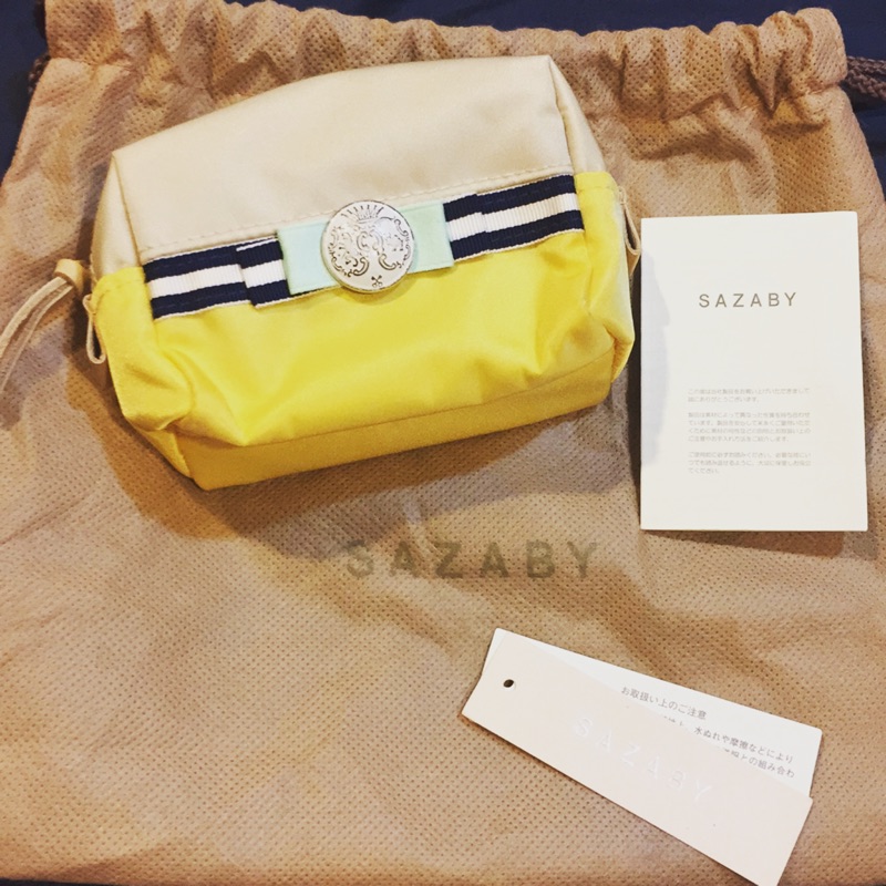 日本品牌Sazaby小化妝包（專櫃正品含包裝袋）