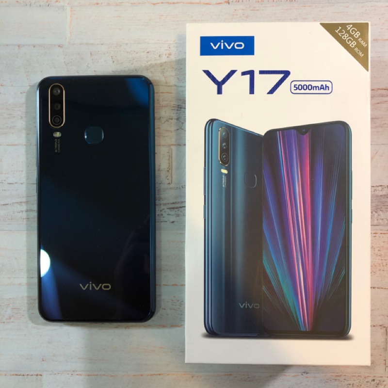 Vivo Y17 128G 寶石藍 99新 保固內