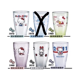 hello kitty 7-11 聯名 玻璃水杯