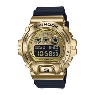 （快閃特價）全新正品公司貨CASIO卡西歐 G-SHOCK 經典金屬錶殼 街頭嘻哈 黑金 GM-6900G-9 ㄧ年保固