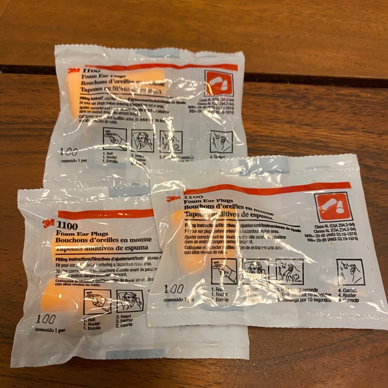 3M 專業耳塞 ear plugs