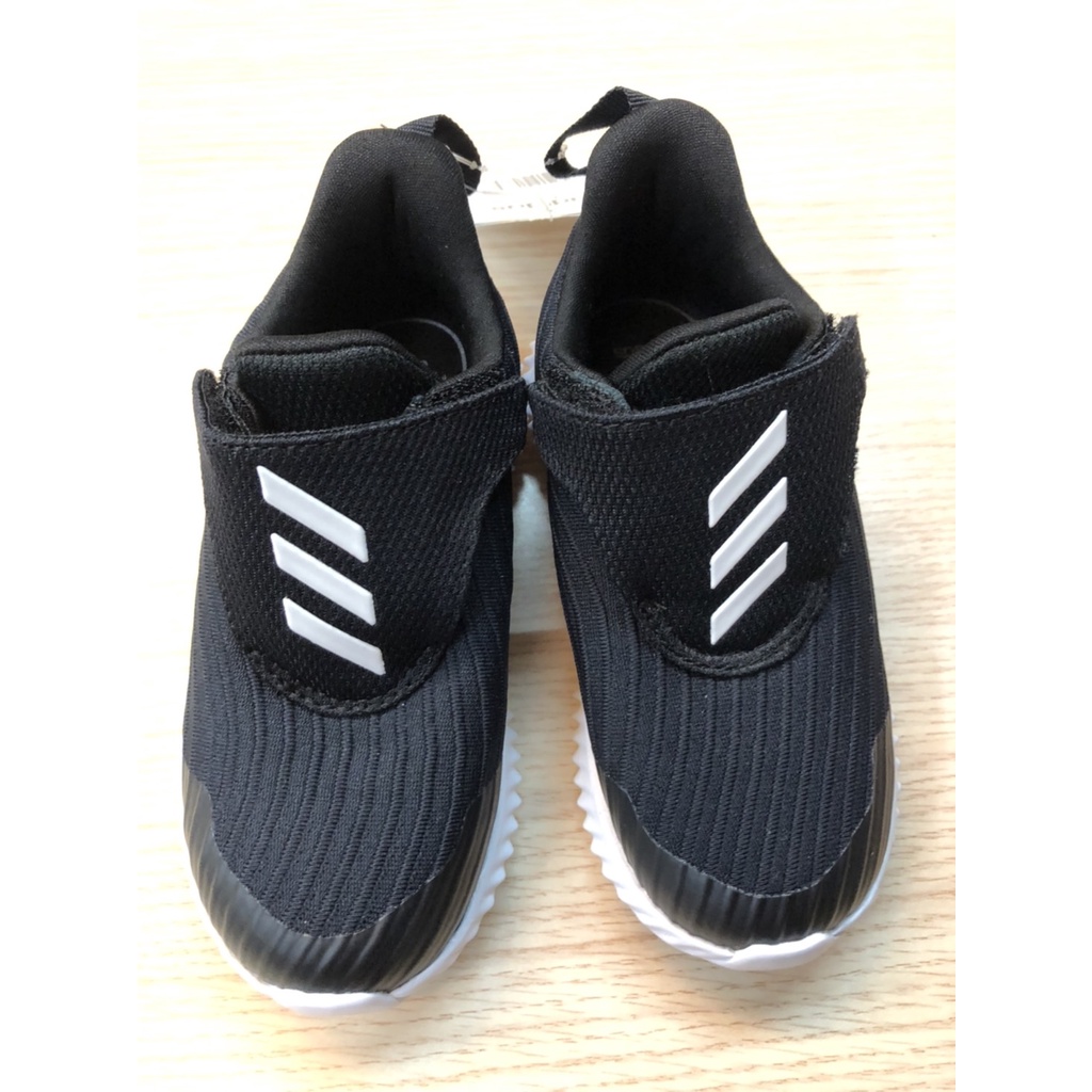 Adidas黑色兒童運動鞋Adidas Forta Run AC  魔鬼氈 休閒慢跑鞋 AH2637 全新特價只有一雙