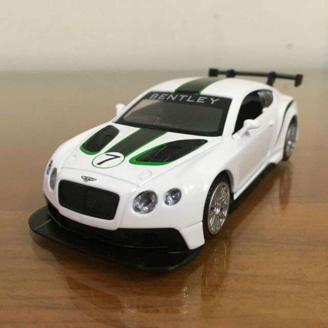 全新盒裝~1:43~賓利GT3賽車 合金模型玩具車