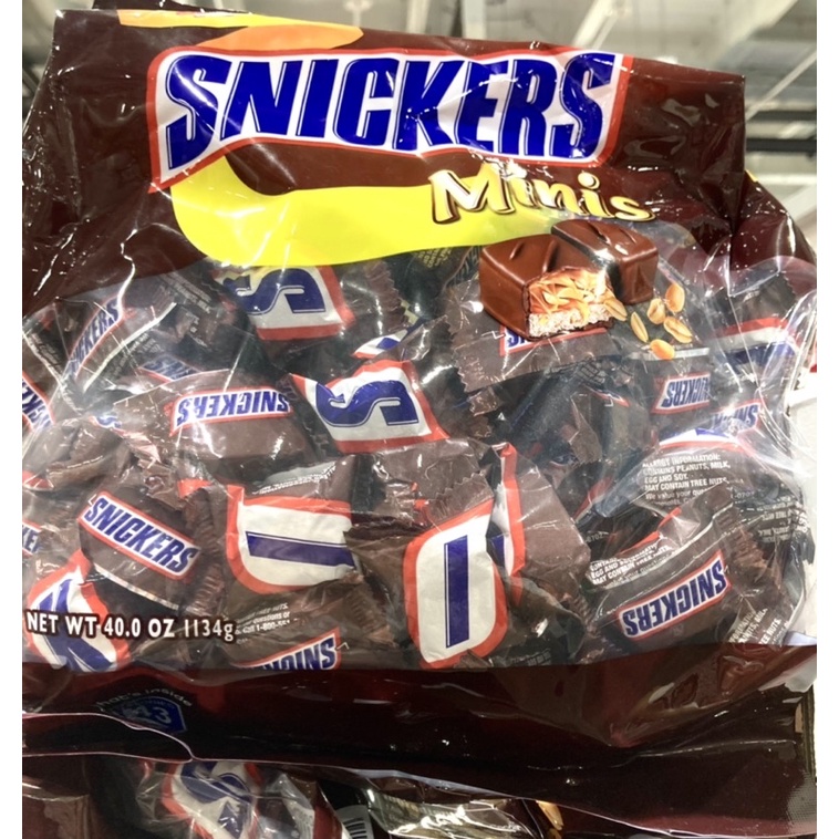 🍫🍫好市多代購 Snickers 士力架 迷你巧克力1134公克