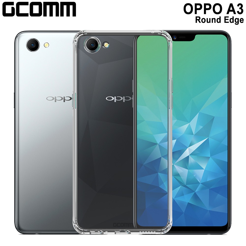 GCOMM OPPO A3 清透圓角防滑邊保護套 Round Edge