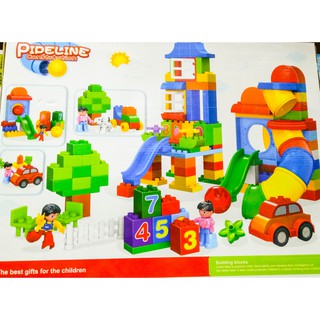 大顆粒滾珠樂園積木組 100PCS可與LEGO樂高得寶積木組合