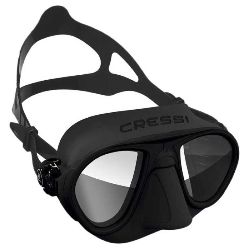 [現貨大特賣］最低價 義大利製🇮🇹 Cressi Calibro black mask 自由潛水 面鏡 低容積 潛水