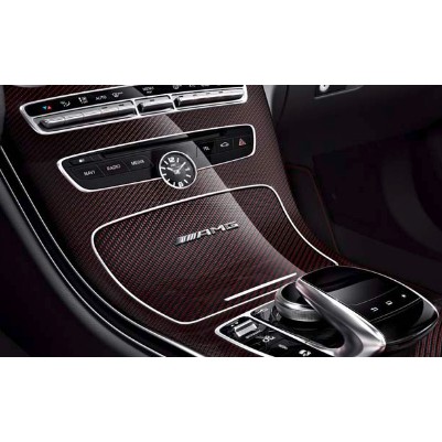 圓夢工廠 Benz W205 C250 C300 C43 C63 內裝 面板 AMG 鍍鉻銀字貼 同原廠款式高13mm