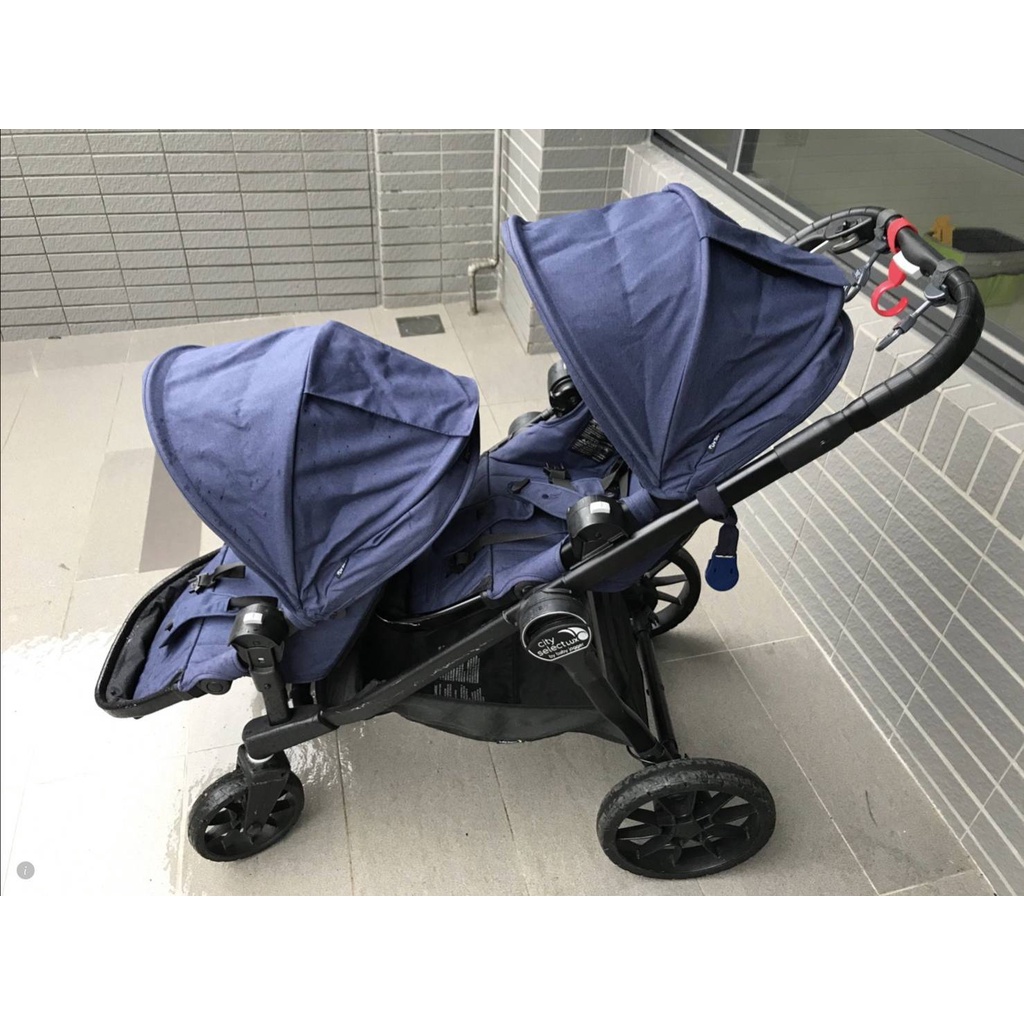 二手 Baby jogger city select LUX 雙人推車 （面交 桃竹苗）