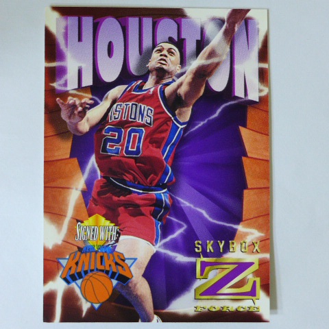 ~ Allan Houston ~NBA球星/阿倫·侯斯頓 1996年.貼紙平行.特殊卡