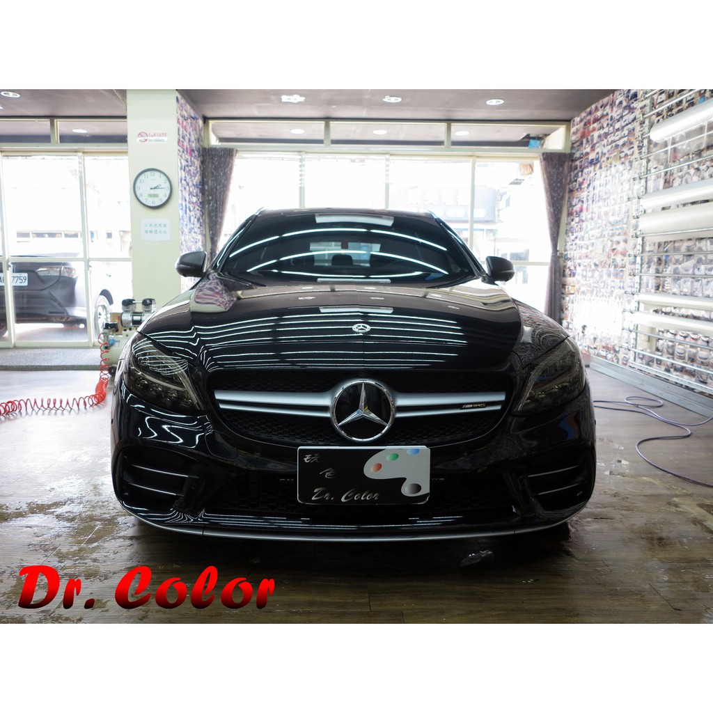 Dr. Color 玩色專業汽車包膜 M-Benz C43 Estate 車燈保護膜