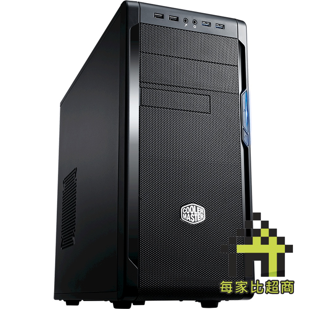 Cooler Master N300 黑化機殼 酷碼 ATX 雙USB3+雙USB2 NSE-300-KKN3【每家比】