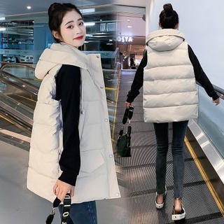 馬甲 背心 保暖外套 防風 保暖實拍冬季韓版學生棉服馬甲女外穿羽絨服時尚寬松女士馬夾外套 .3310胖胖美依