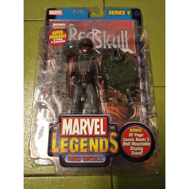 marvel legends 5 toybiz 美國隊長 紅骷髏 RED SKULL hot toys