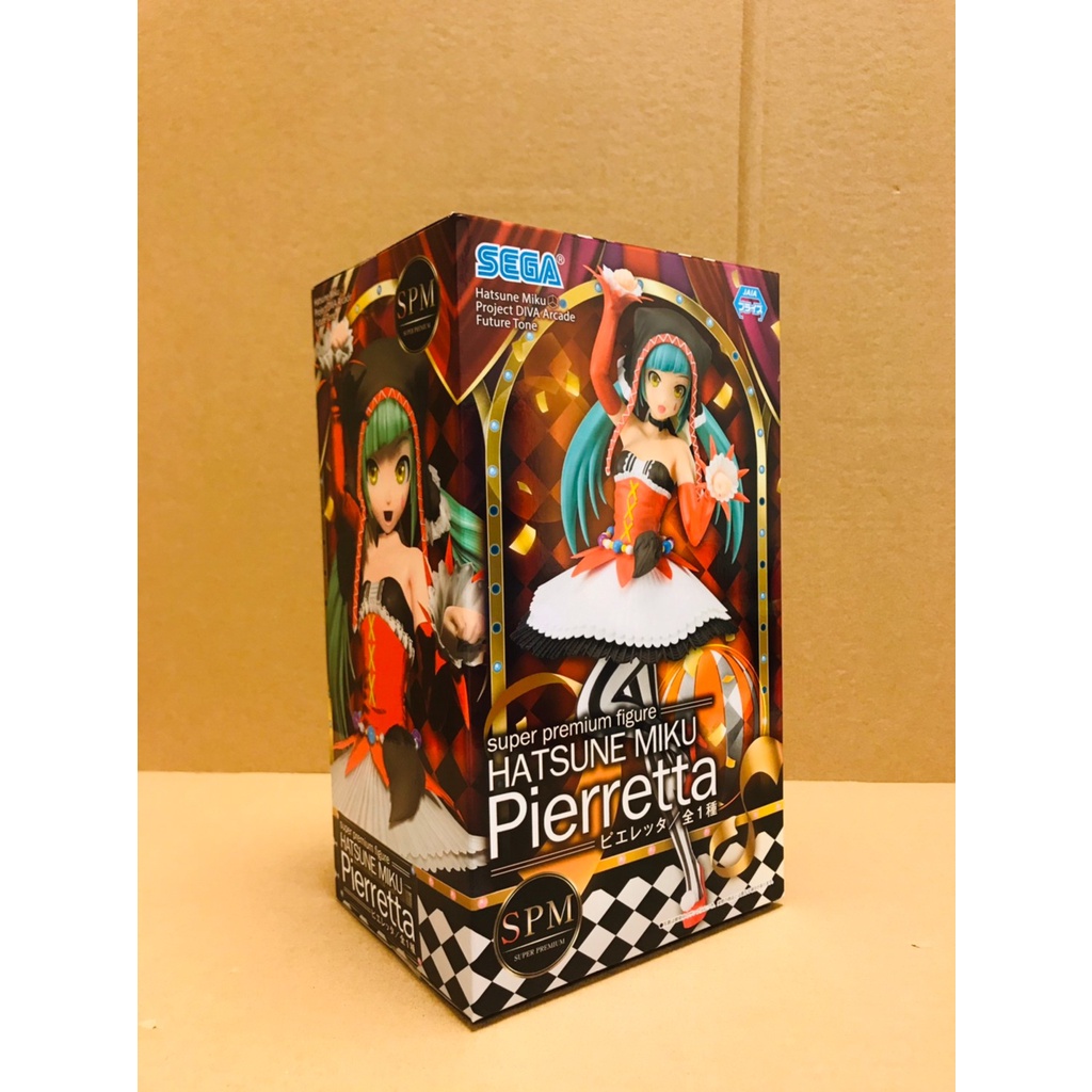 全新現貨 正版 景品 SEGA 初音未來 初音  Pierretta 名伶計畫 法國小丑 公仔