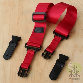 【快扣式】快拆式 吉他背帶 貝斯背帶 烏克麗麗背帶 樂器背帶 琴帶 背帶 肩帶 高階汽車安全帶材質 含PICK夾 紅