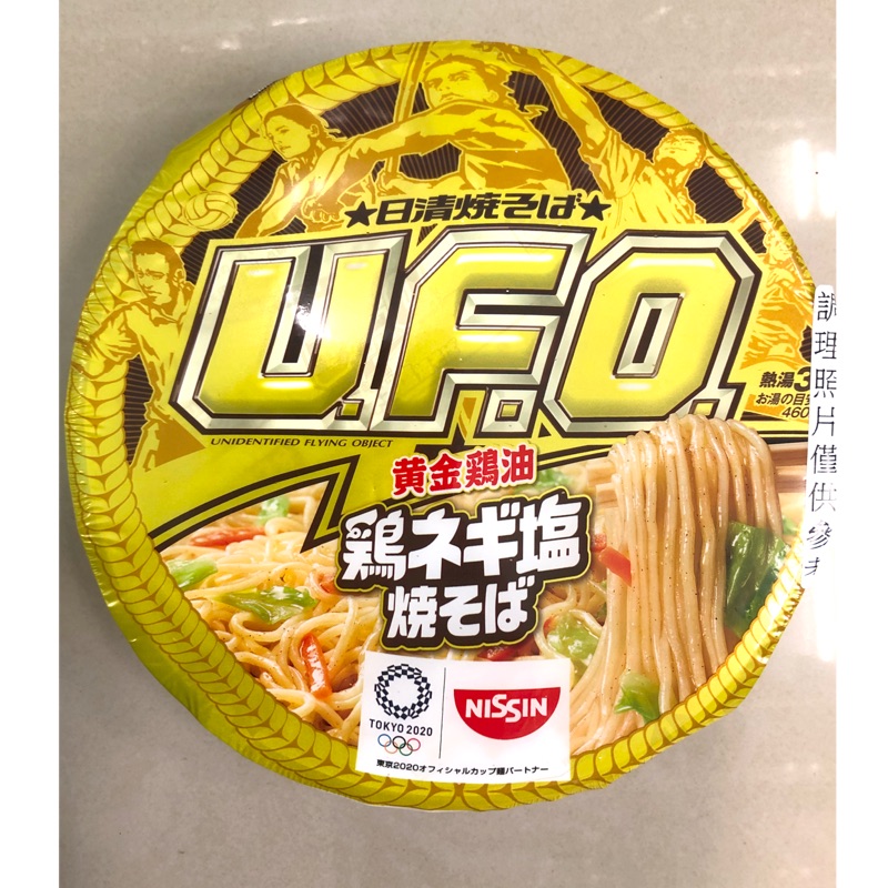 日本 日清 Nissan UFO 黃金雞油鹽蔥味炒麵 112g
