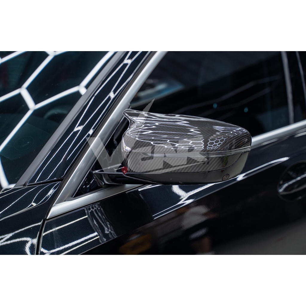【V.Car】BMW G20 G21 牛角款 後照鏡蓋 乾式碳纖維