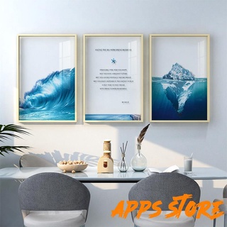 [Apps store]非常律師禹英禑 우영우起貝 北歐餐廳大海冰山裝飾畫海洋鯨魚透明畫客廳畫英文字母掛畫