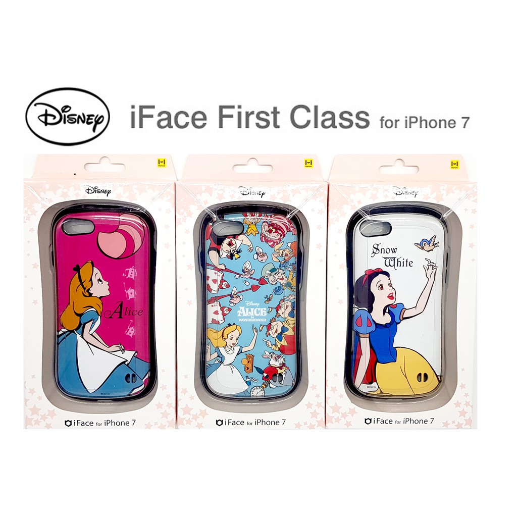 ├Hamee iFace 迪士尼手機殼┤ 白雪公主 愛麗絲 iPhone7 手機殼 手機套 附吊飾孔