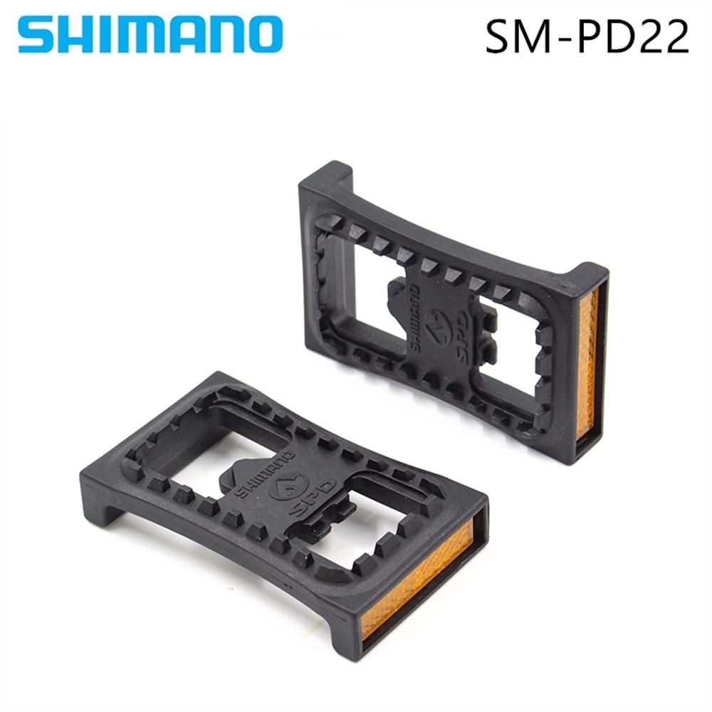 Shimano SM-PD22 SPD 踏板 MTB 山地公路自行車踏板夾板 PD22 適用於 M520 無夾 M540