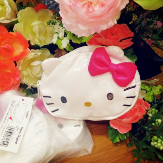 Hello Kitty含掛繩蝴蝶款小包包