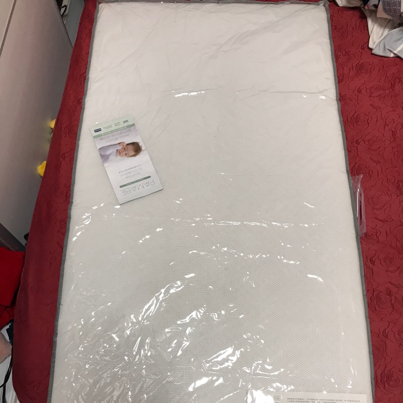 Pamabe 水洗透氣護脊嬰兒床墊 經典白 60x120x5 cm