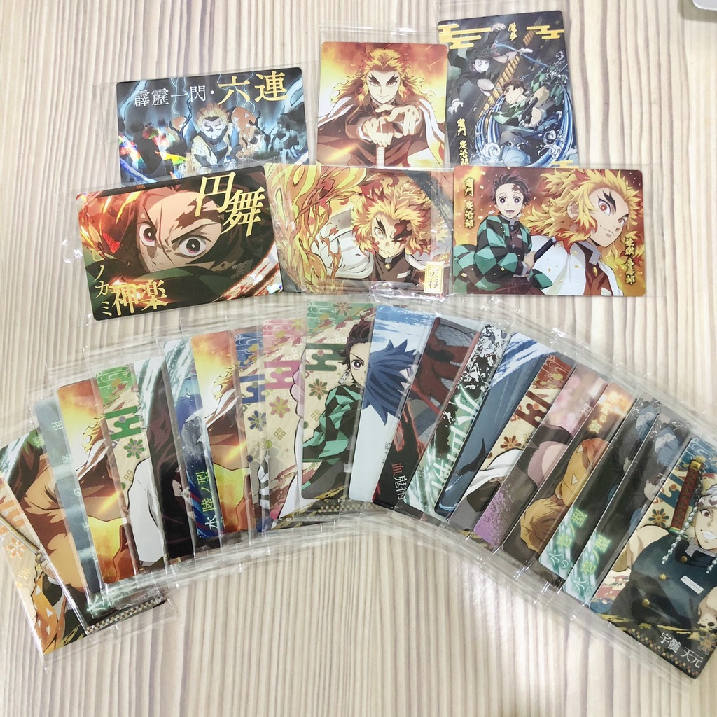 勞力士代購 新品現貨 鬼面之刃 動漫收藏卡片 鬼滅之刃 Pvc卡片 照片卡 套裝 人物收藏卡 鬼滅 透明卡片 動漫周邊 交換禮物 I Position 優惠推薦