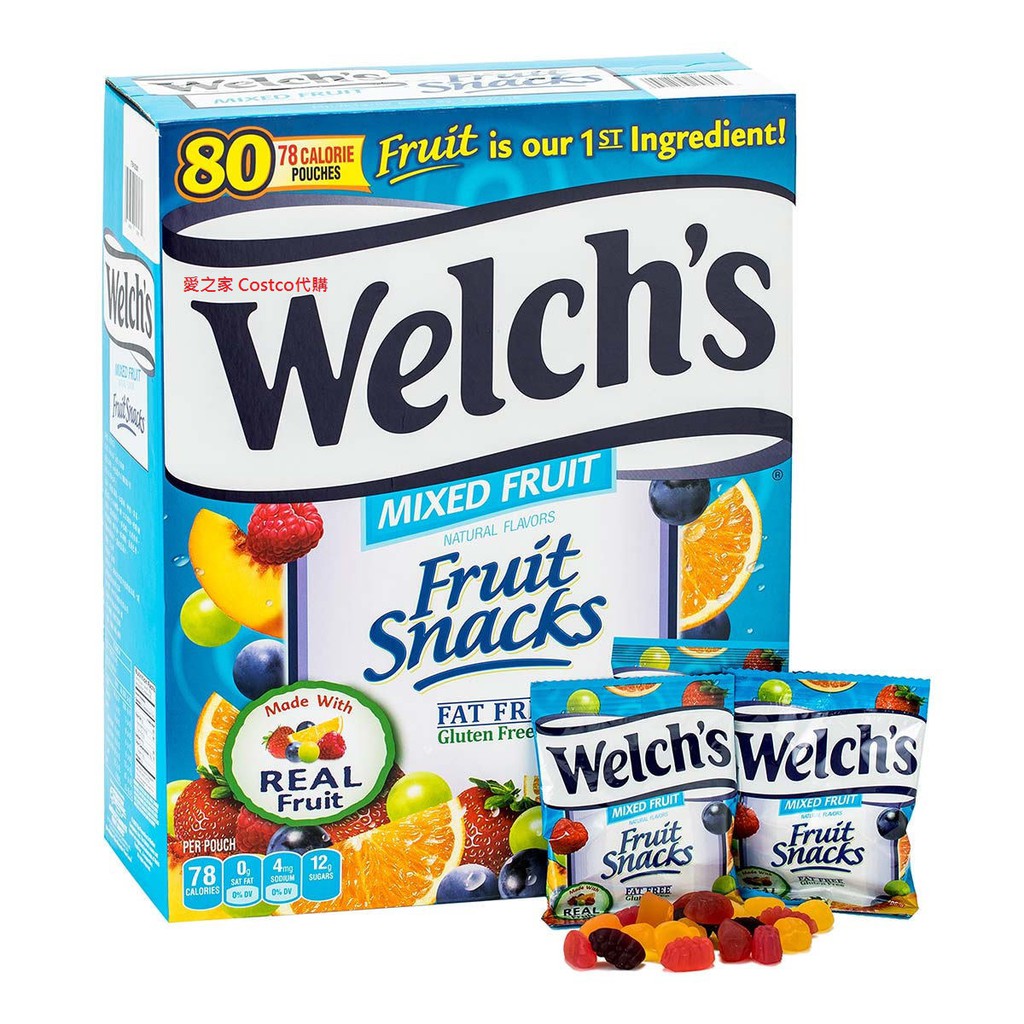 ~!costco代購* #919157 Welch's Fruit Snack 果汁軟糖２公斤