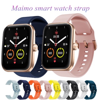 Maimo watch flow 矽膠錶帶智慧手錶替換腕帶適用於 maimo smartwatch flow maimo