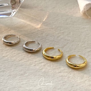 [ALUMI] 月牙彎｜s925純銀 開口設計 戒指 飾品 純銀戒指
