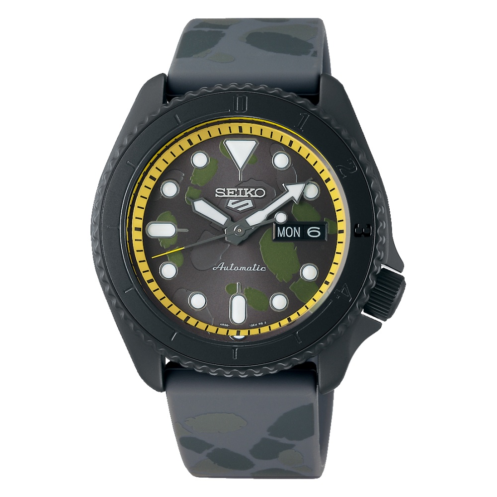 SEIKO 5 Sports航海王ONE PIECE聯名腕錶－香吉士(SRPH69K1/4R36-11Z0Y)