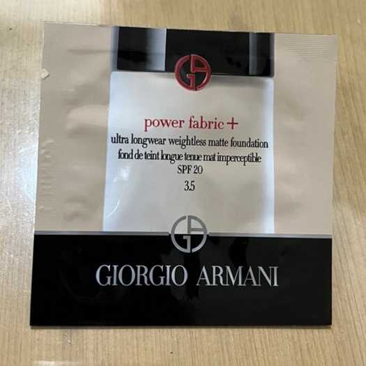 Giorgio armani 亞曼尼 超持妝絲絨水幕斯粉底 Ga粉底 粉底液 粉底 試用品 小樣 專櫃現貨 快速出貨