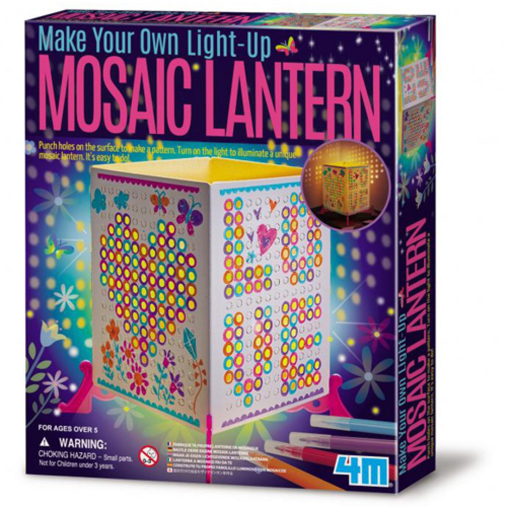 4M 美勞創作 Mosaic Lantern 創意馬賽克燈籠