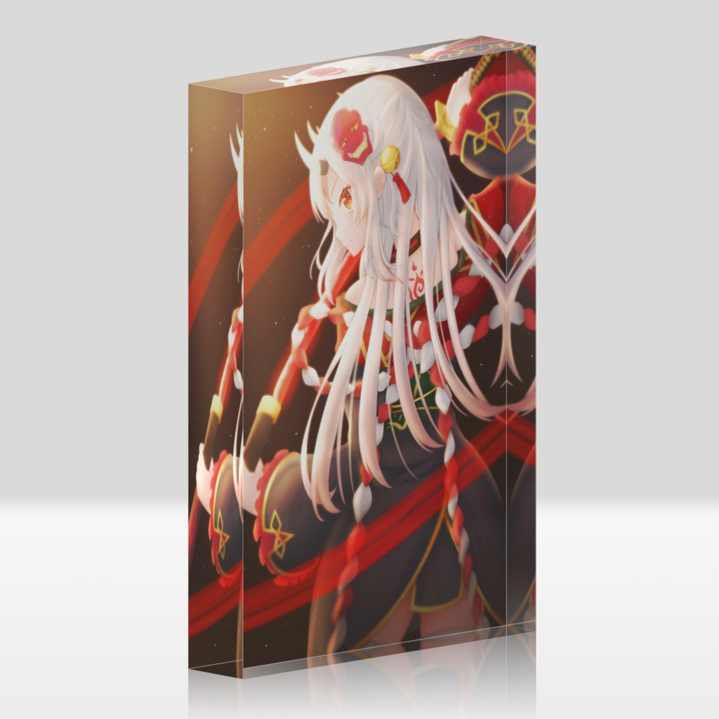 預購 Hololive 百鬼あやめ鬼神刀 阿修羅 壓克力壓克力塊百鬼あやめアクリルブロック Reynii 蝦皮購物