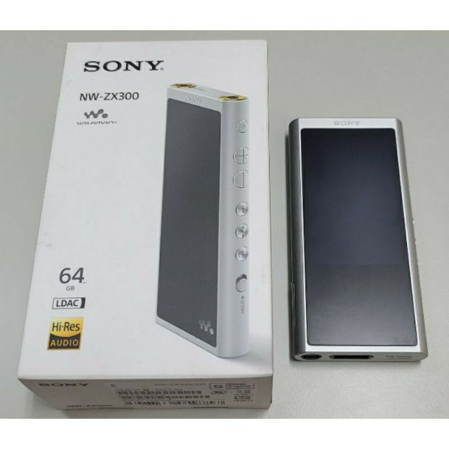 SONY NW-ZX300 Walkman 64G 銀色 (購入17490元)
